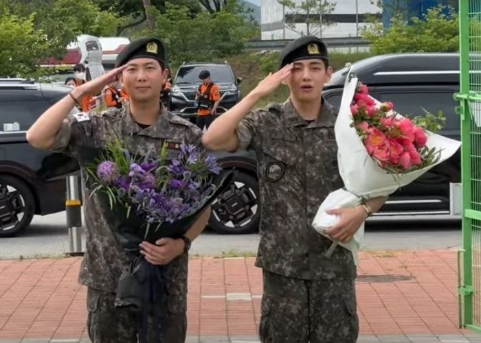 BTS de volta ao lar: RM e V dispensados hoje, Jungkook amanhã, e a ARMY conta os minutos para o abraço dos 7!