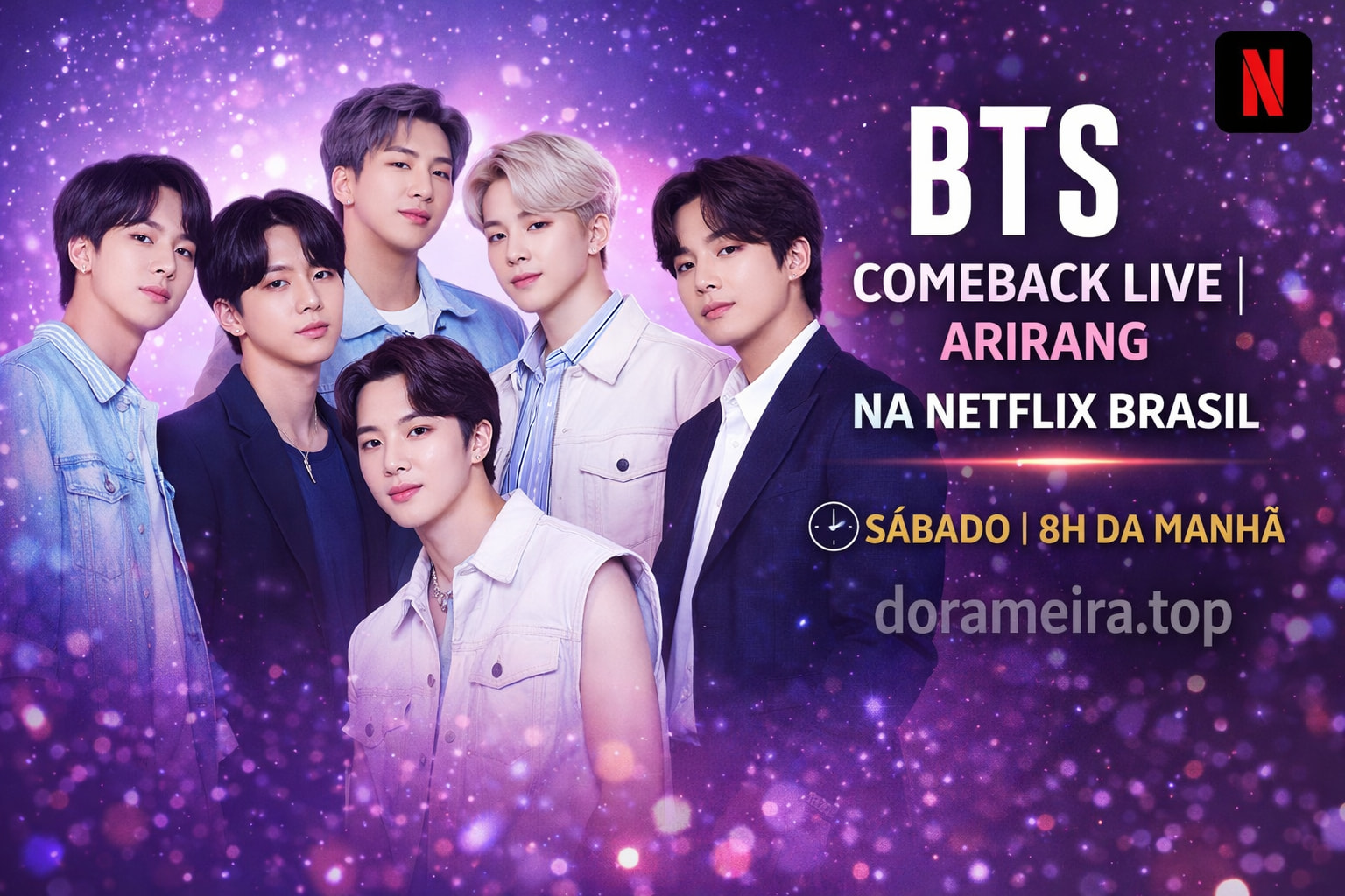 BTS está de volta! The Comeback Live | Arirang na Netflix Brasil