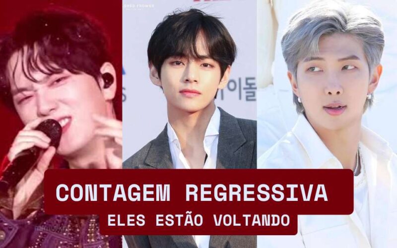 Contagem Regressiva para 10 de Junho: Ko Woorim, V e RM deixam o Serviço Militar Obrigatório