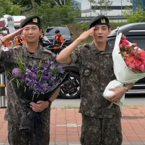 BTS de volta ao lar: RM e V dispensados hoje, Jungkook amanhã, e a ARMY conta os minutos para o abraço dos 7!